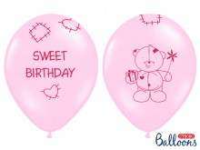 Balionas "Sweet birthday", rožinis (30cm)